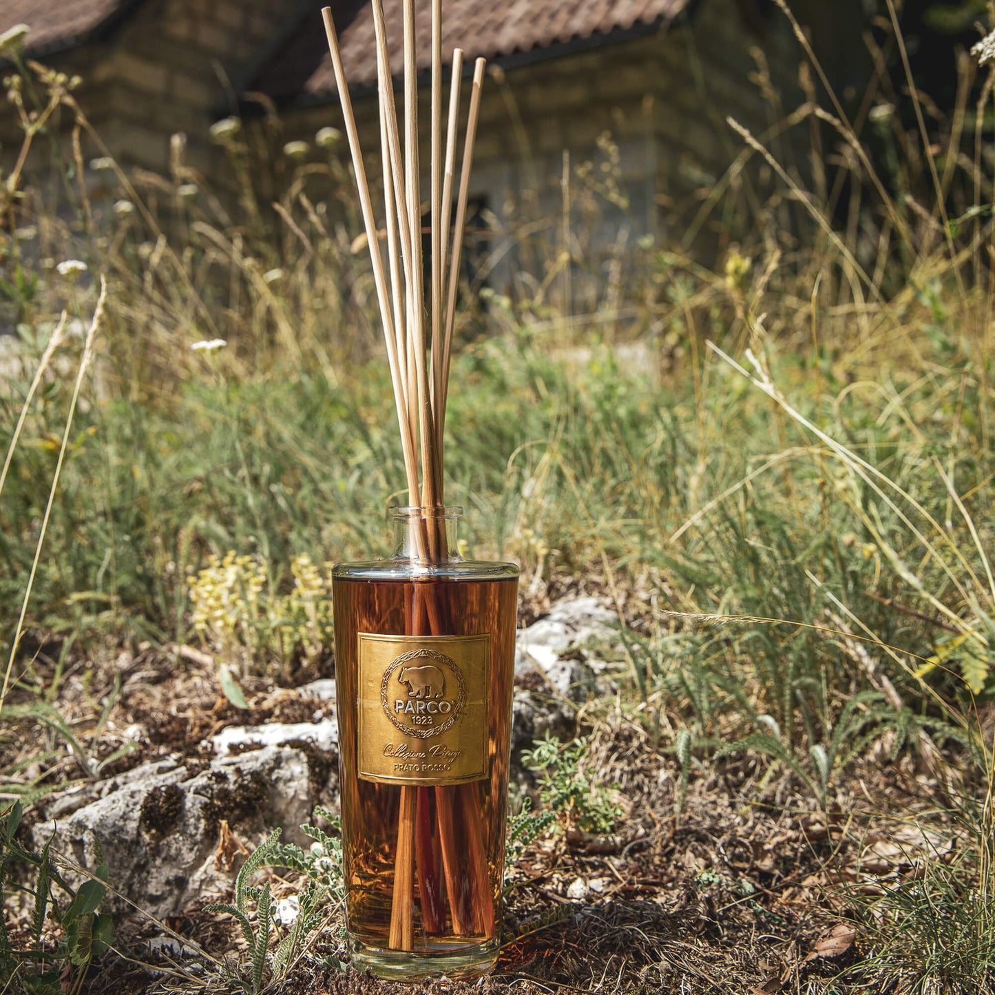 PARCO 1923 namų kvapas su lazdelėmis "PRATO ROSSO" 500ml.